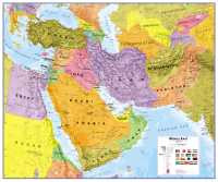 Midden-Oosten politiek wandkaart geplastificeerd Maps International first image