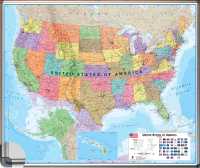 USA political pin board Maps International first image