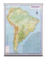 America South physical laminated with wooden bars ITMB first image