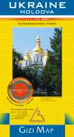 Ukraine - Moldova geographical map Gizimap first image