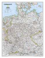Germany wall map laminated National Geographic 02814 first image