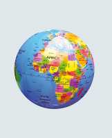 Inflatable globe 30 cm Our world Caly first image