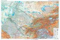 Asia Central geographical flat map Gizimap first image