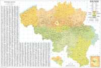 Belgium administrative map plano CARTO UITGEVERIJ first image