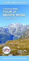 Tour of Monte Rosa trekking map Knife Knife Edge first image