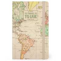 Medium photo notebook gelijnd to travel is to live Legami first image