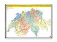 Switserland postcode area pin board Kümmerly & Frey first image