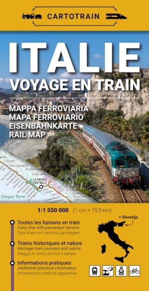 Italië Voyage en train Cartotrain Cartotrain