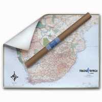 Afrique Australe carte murale plastifiée Tracks4Africa first image