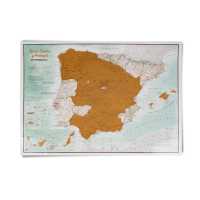 Scratch Spanje - Portugal Maps International first image