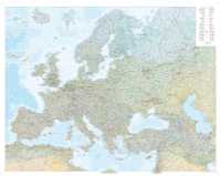 Europe physical wall map laminated Kümmerly & Frey first image