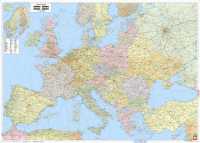 Europa politiek groot wandkaart Freytag & Berndt first image