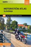 Slovenia Motorcycle atlas - 18 routes Kartografija first image