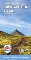 Iceland's Laugavegur trail Two-way trekking map Knife Edge first image