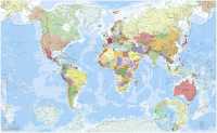 World political wall map laminated IGN first image