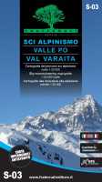 Valle Po Val Varaita Ski touring map Fraternali Editore first image