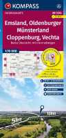 Emsland, Oldenburge Münsterlans, Cloppenburg, Vechta avec noeuds KOMPASS 3374 first image