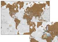 Gratta il mondo carte murale Maps International first image