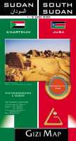 Sudan & South Sudan geographical map Gizimap first image