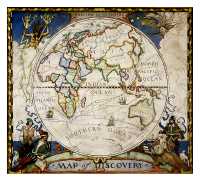 Eastern Hemisphere discovery wall map laminated National Geographic 20548 first image