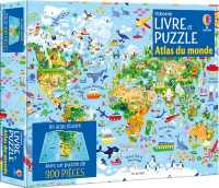 Atlas du monde - Coffrets livre et puzzle 300 pièces Usborne first image