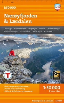 Nærøyfjorden  & Lærdalen - Turkart Calazo
