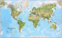 World environmental wandkaart geplastificeerd Maps International first image
