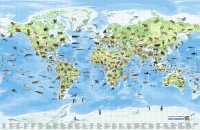The world of Animals carte murale Stellanova first image