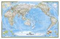 World politiek Pacific gecentreerd wandkaart National Geographic 20324 first image