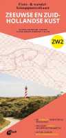 Zeeuwse en Zuid-Hollandse kust ZW2 Fiets- en wandelknooppunten kaart ANWB first image