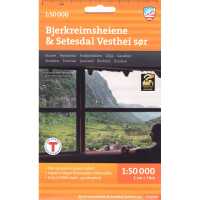 Bjerkreimsheiene & Setesdal Vesthei sør - Turkart Calazo first image