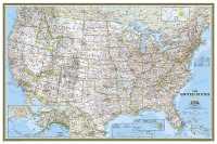 USA politique carte murale plastifiée National Geographic 20383 first image
