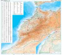 Morocco geographical flat map Gizimap first image