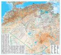 Algeria geographical flat map Gizimap first image