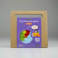 Inflatable globe 50 cm Political world Caly first image