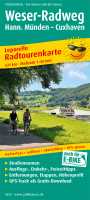 Weser Radweg Hann.Münden - Cuxhaven fietskaart Publicpress 256 first image