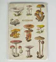 Cahier A5 désign Vintage mushrooms Sass & Belle first image