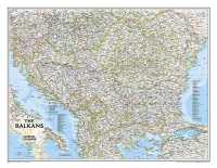 Balkans wandkaart geplastificeerd National Geographic 20581 first image