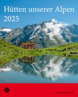 Kalender Hütten unser Alpen 2025 Rother first image