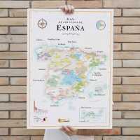 Espana mapa de los vinos La carte des vins first image