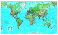 World physical wall map laminated Kümmerly & Frey first image