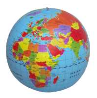 Inflatable globe 50 cm Political world Caly first image