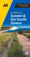 Sussex & the South Downs 50 walks guide AA first image