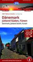 Denemarken Jutland Zuid Funen fietskaart ADFC DK2 first image