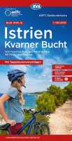 Istrië / Kvarnerbaai fietskaart ADFC KRO-IS first image