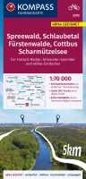 Spreewald / Schlaubetal / Fürstenwalde / Cottbus / Scharmützelsee + city map KOMPASS 3370 first image