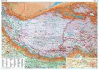 Tibet geographical flat map Gizimap first image