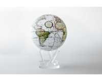 Antique Terrestrial White Mova Globe 4.5'' Mova Globe first image